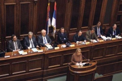 6.12.2011. Predsednica Narodne skupštine prof. dr Slavica Đukić-Dejanović na konferenciji "Prvi svetski rat i njegov balkanski čvor"